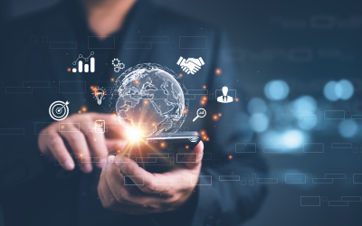 Finger Touching Mobile Device